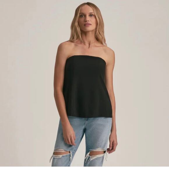 Favorite Daughter Tops - New Favorite Daughter The Olivia Black Bustier Top S